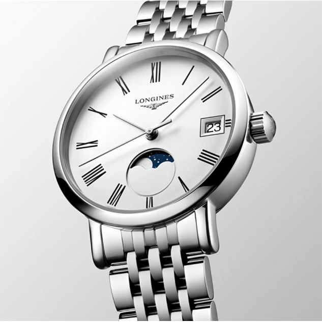 Longines Elegant Collection Moonphase L43304116 Kol Saati