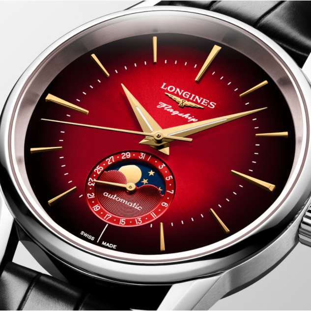 Longines Flagship Heritage Moonphase L48154092 Kol Saati L4.815.4.09.2 Longines Flagship Heritage Moonphase L48154092 Kol Saati L4.815.4.09.2